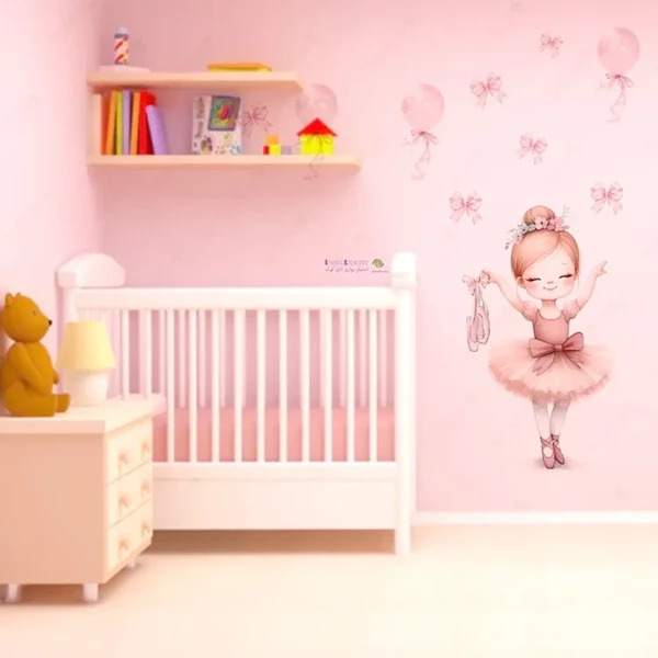 برچسب دیواری دختر بالرین 2 